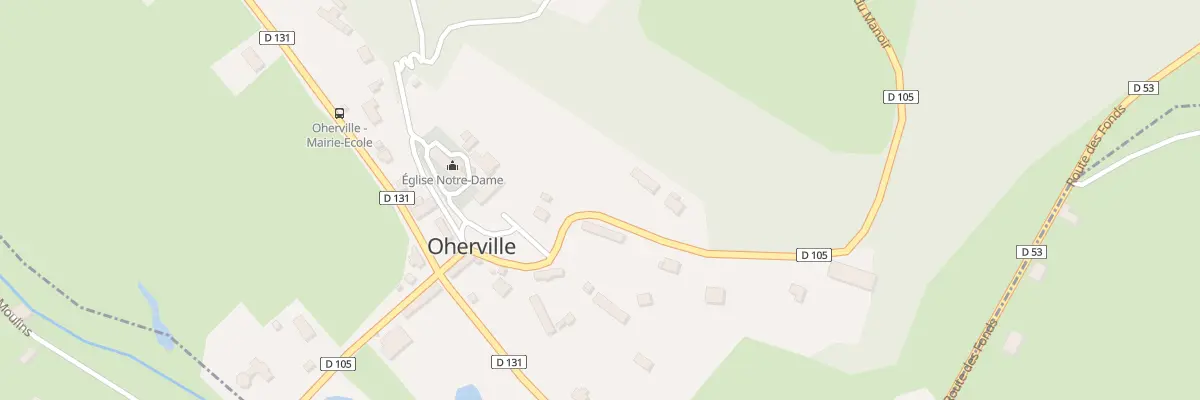Plan du 170 Rte du Manoir à Oherville