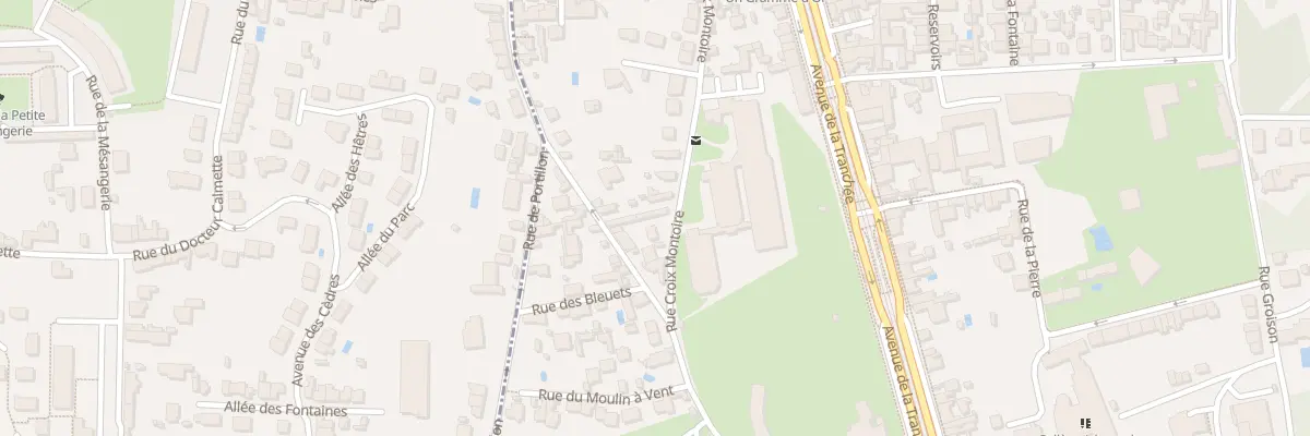 Plan du 8 Rue Croix Montoire à Tours
