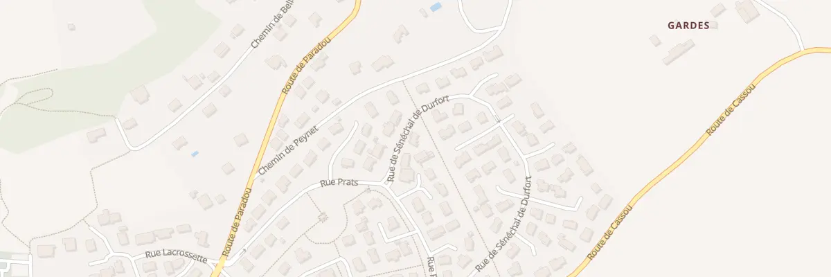 Plan du 11 Rue du Senechal de Durfort à Bon-Encontre