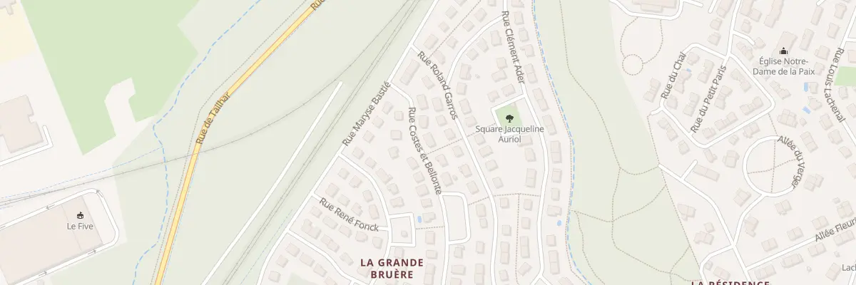 Plan du 23 Rue Coste et Bellonte à Joué-lès-Tours