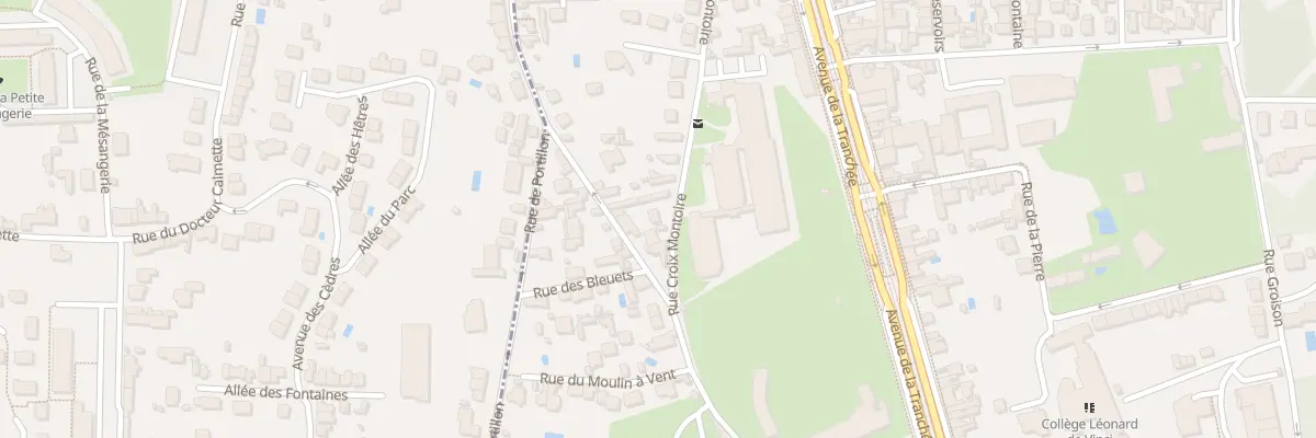 Plan du 6B Rue Croix Montoire à Tours