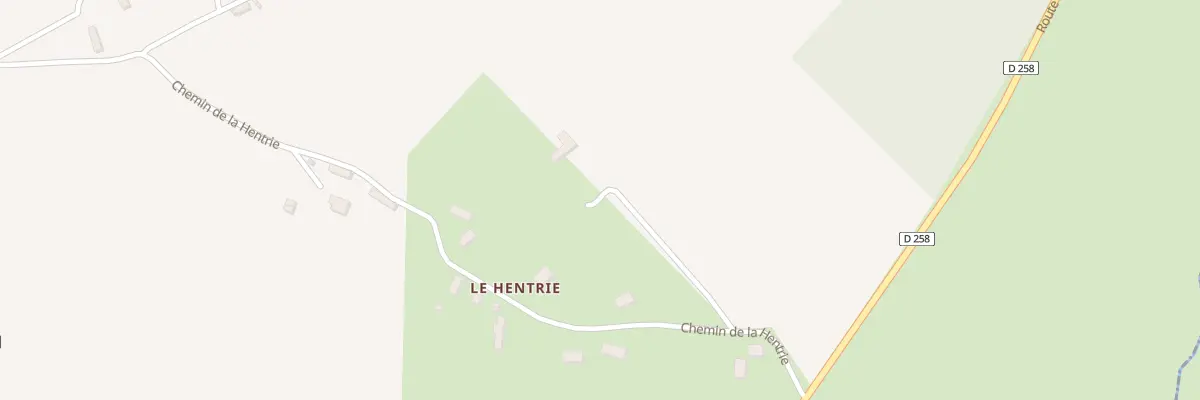 Plan du 84 Che de la Hentrie à Irai