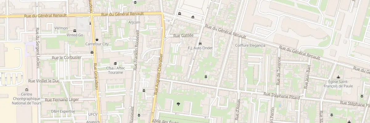 Plan du 133 Rue Lakanal à Tours