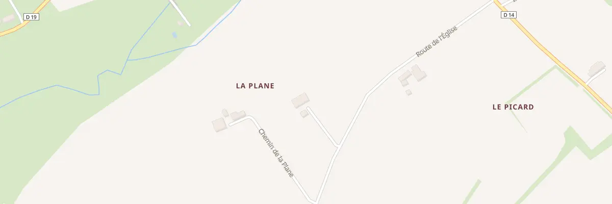 Plan du 10A La Plane à Sainte-Radegonde