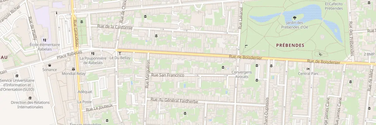 Plan du 152 Rue de Boisdenier à Tours