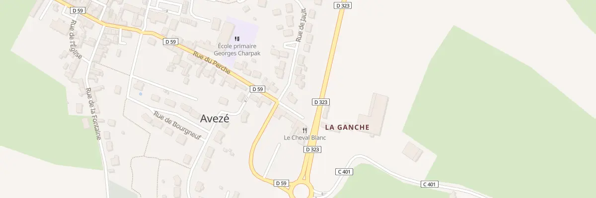 Plan du 2 Rue du Perche à Avezé