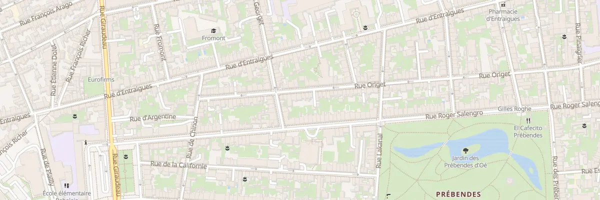 Plan du 144 Rue Origet à Tours