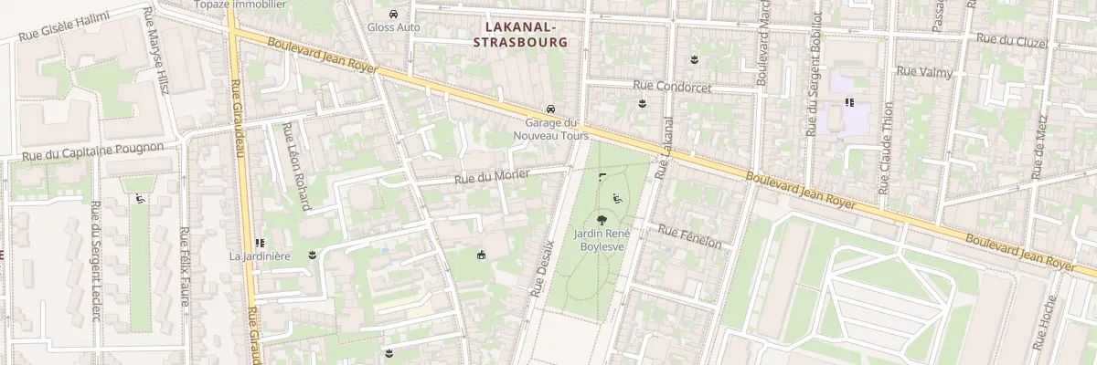 Plan du 41 Rue Desaix à Tours