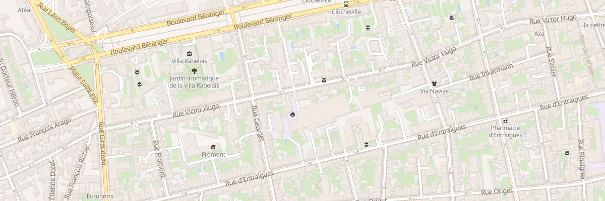 Plan du 130 Rue Victor Hugo à Tours