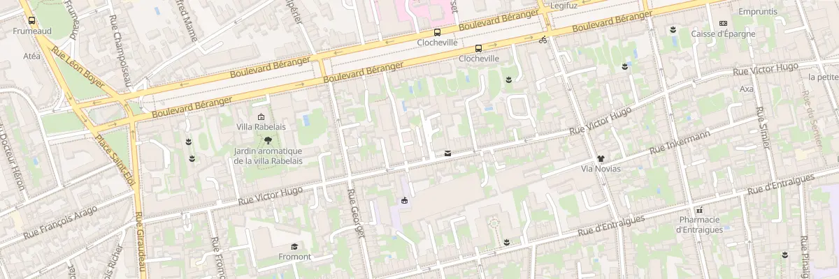 Plan du 131 Rue Victor Hugo à Tours