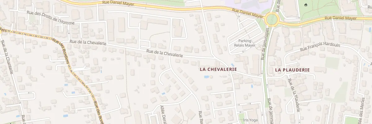 Plan du 66 Rue de la Chevalerie à Tours