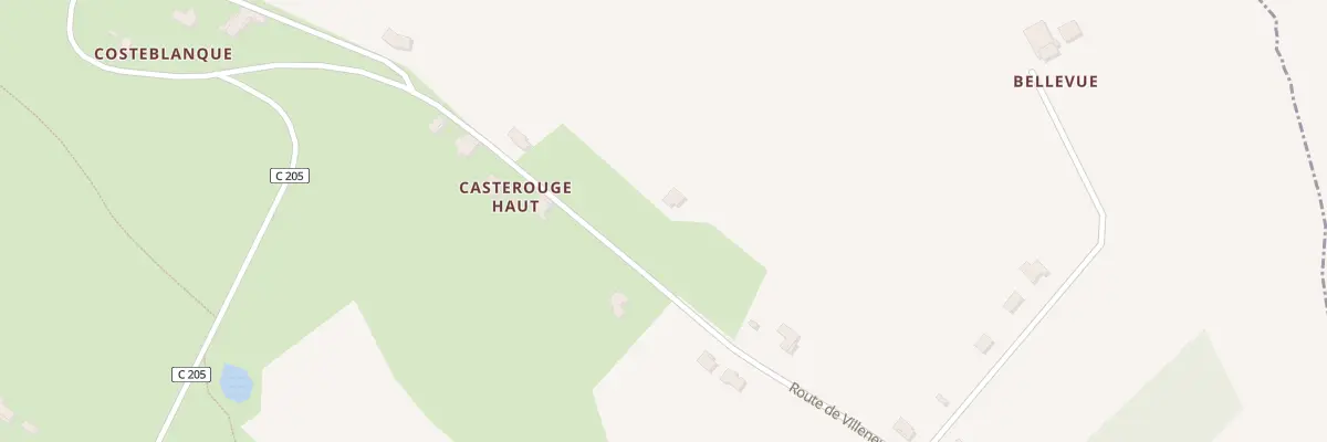 Plan du 957 Rte de Villeneuve à Lédat