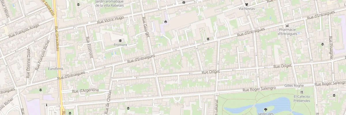 Plan du 132 Rue d’Entraigues à Tours