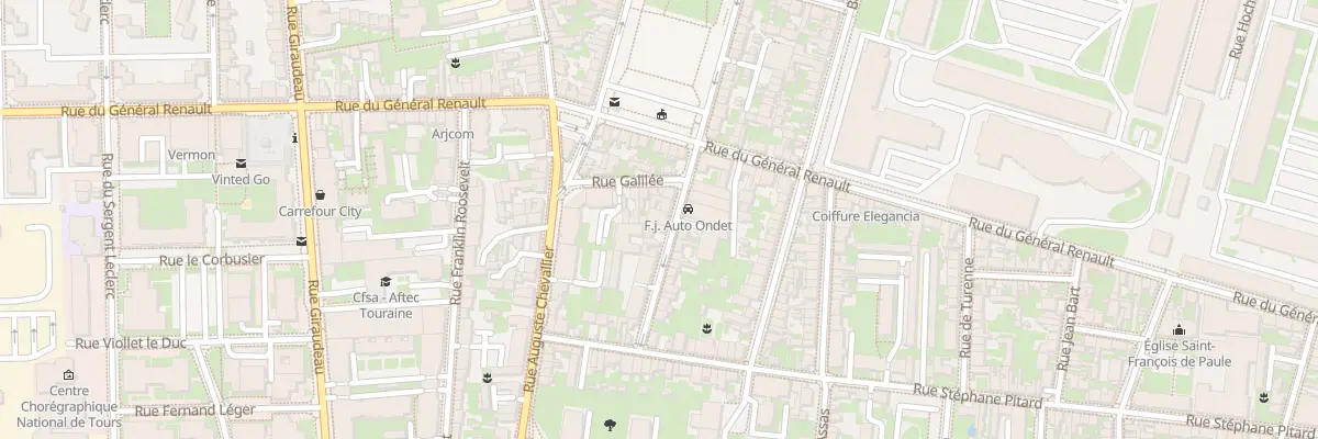 Plan du 127 Rue Lakanal à Tours