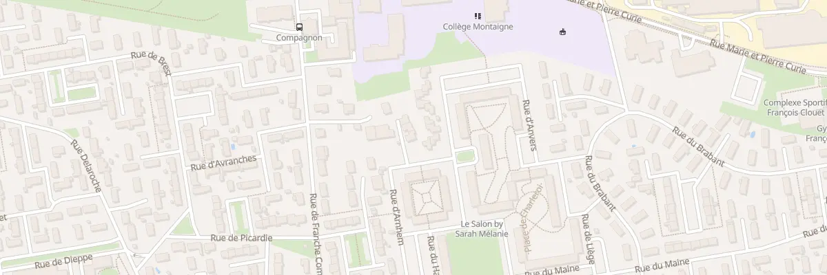 Plan du 11 Imp 17 Rue de Franche Comté à Tours