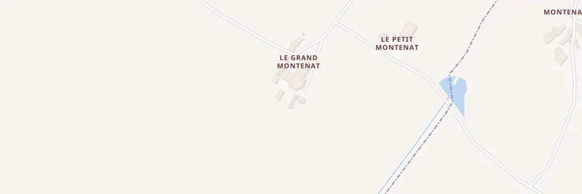 Plan du 3 Le Grand Montenat à Availles-Limouzine