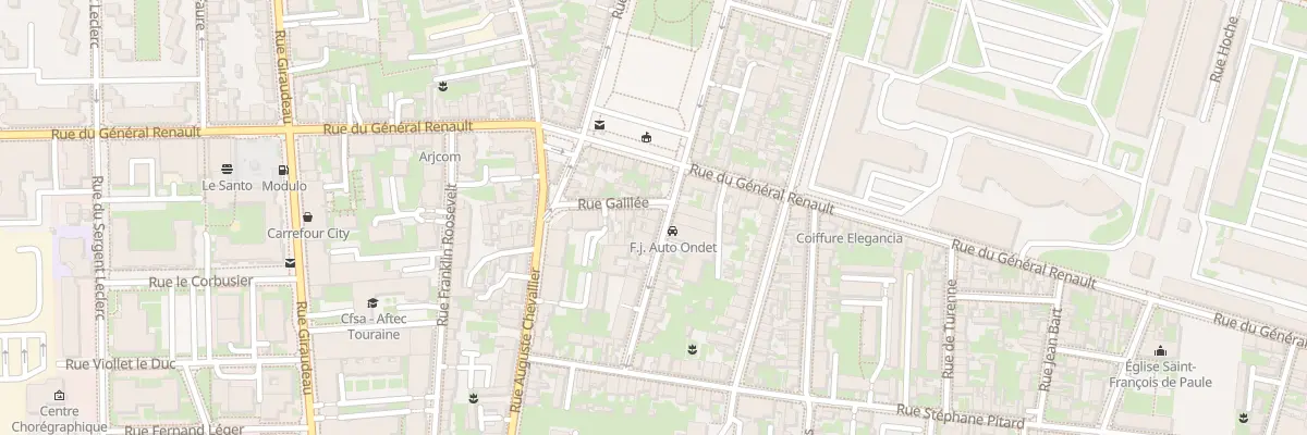 Plan du 123 Rue Lakanal à Tours