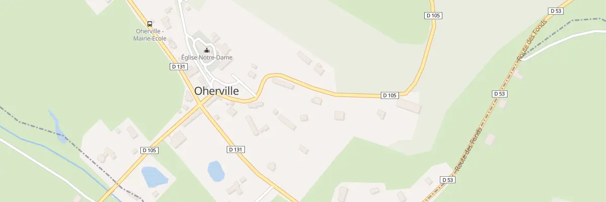 Plan du 235 Rte du Manoir à Oherville