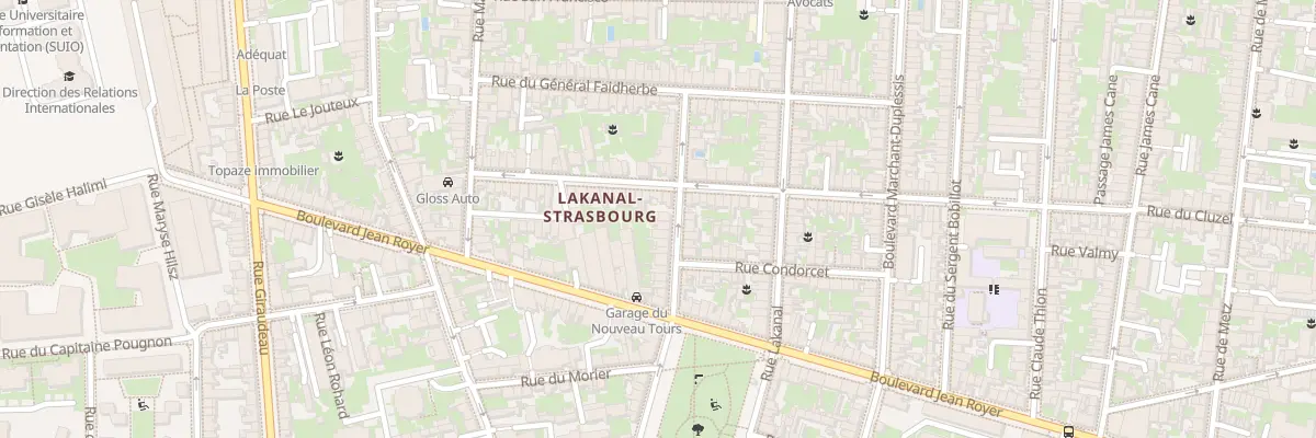 Plan du 15 Rue Desaix à Tours