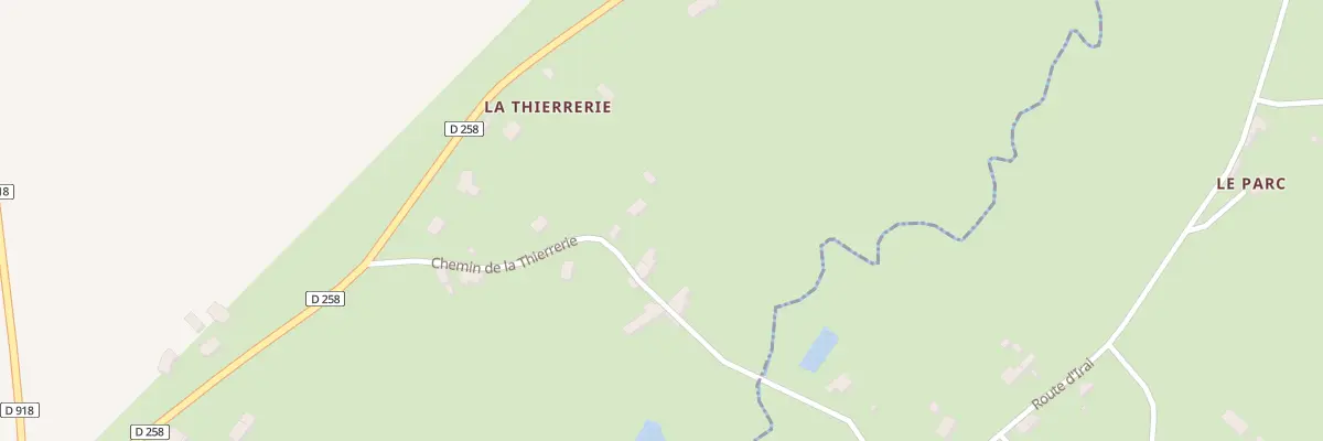 Plan du 165 Che de la Thierrerie à Irai