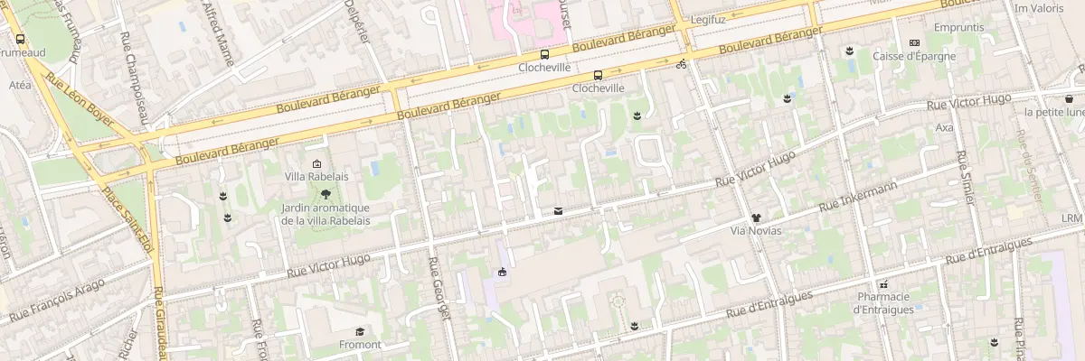 Plan du 129 Rue Victor Hugo à Tours