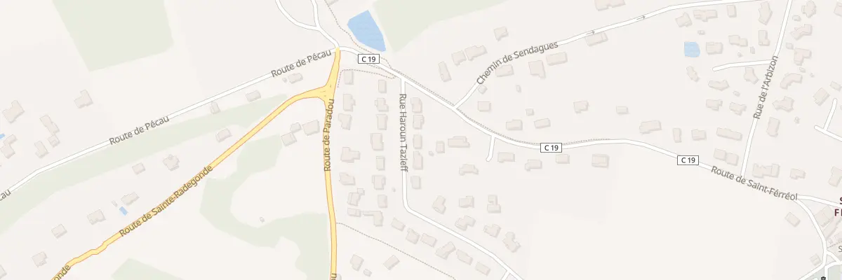 Plan du 5 Rue HAROUN TAZIEFF à Bon-Encontre