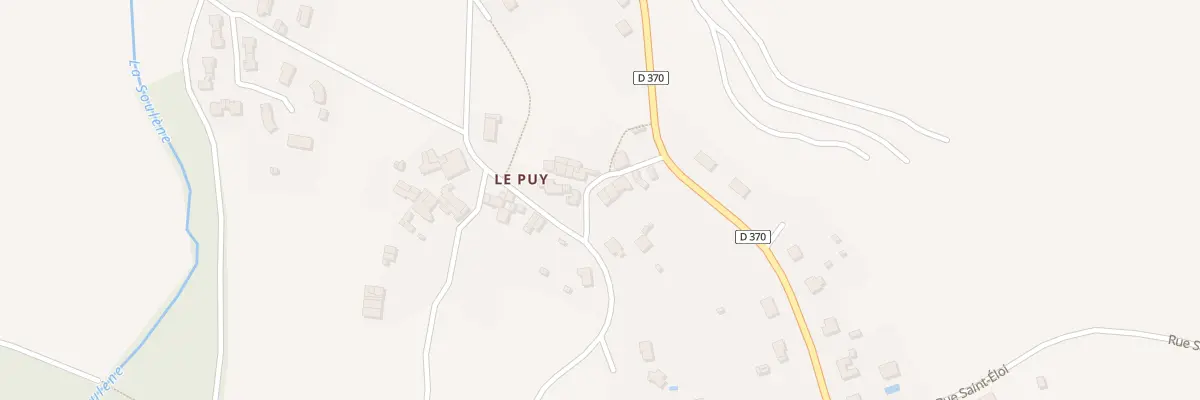 Plan du 5 Rue du Puy à Exideuil-sur-Vienne