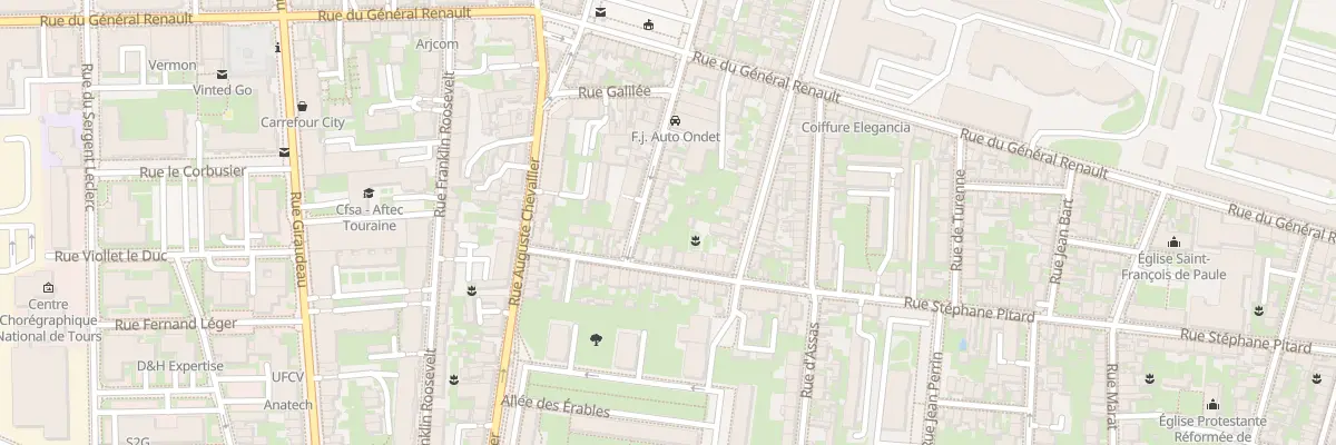 Plan du 178 Rue Lakanal à Tours