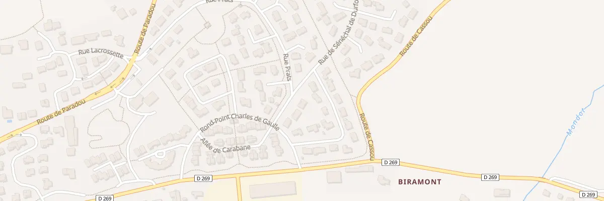 Plan du 4 Rue du Senechal de Durfort à Bon-Encontre