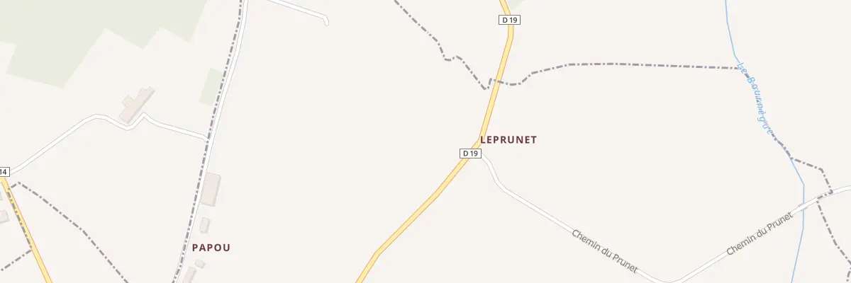 Plan du 31 Le Prunet à Sainte-Radegonde