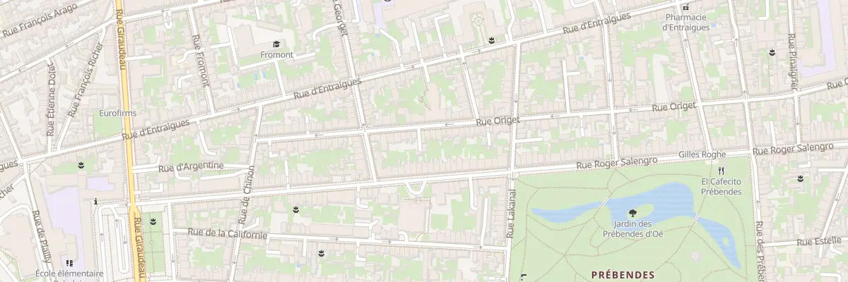 Plan du 136 Rue Origet à Tours