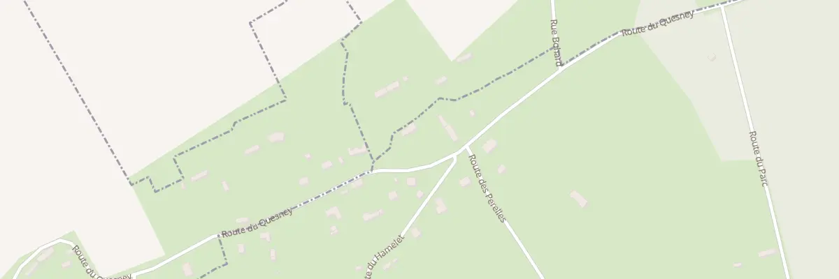 Plan du 18 Rte du Quesney à Brionne