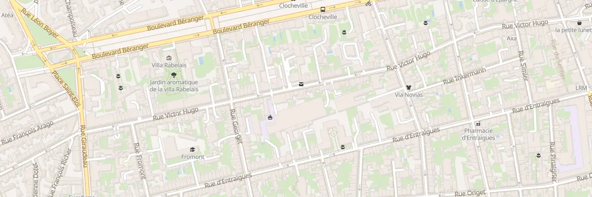 Plan du 124 Rue Victor Hugo à Tours