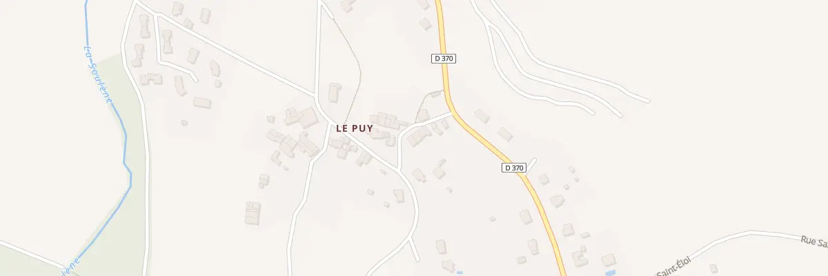 Plan du 3 Rue du Puy à Exideuil-sur-Vienne