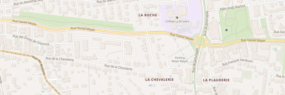 Plan du 10 Rue Delaroche à Tours