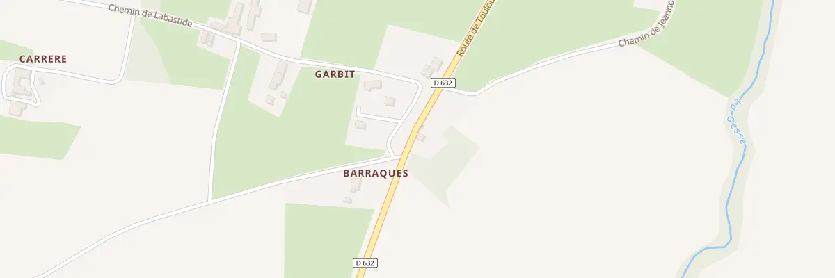 Plan du 3 Arnauche à Péguilhan