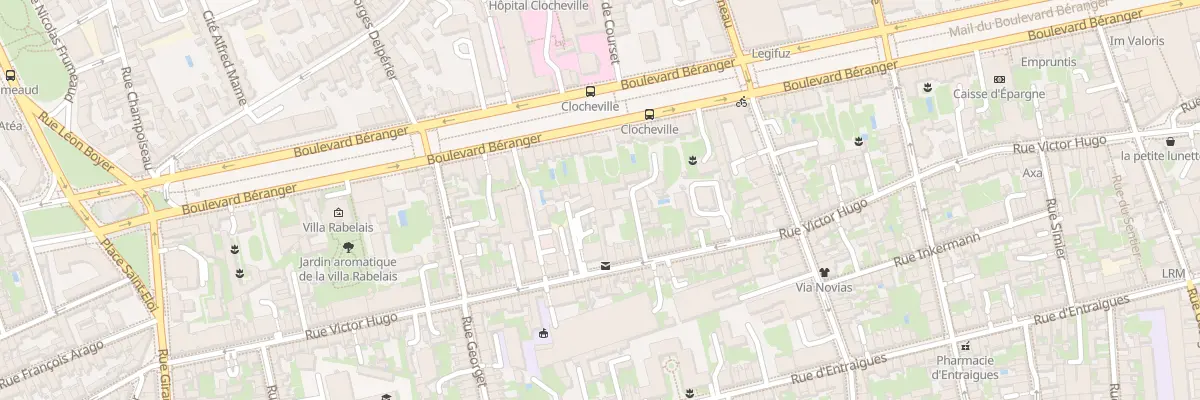 Plan du 127B Rue Victor Hugo à Tours