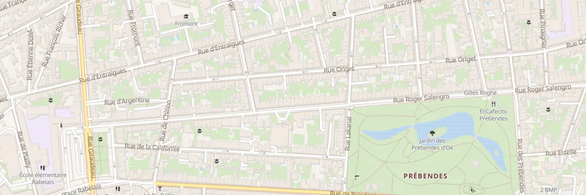 Plan du 107 Rue Roger Salengro à Tours