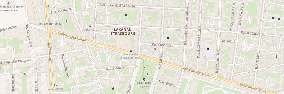 Plan du 18 Rue Desaix à Tours