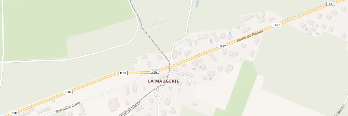 Plan du 2 Rte du Ripault à Veigné