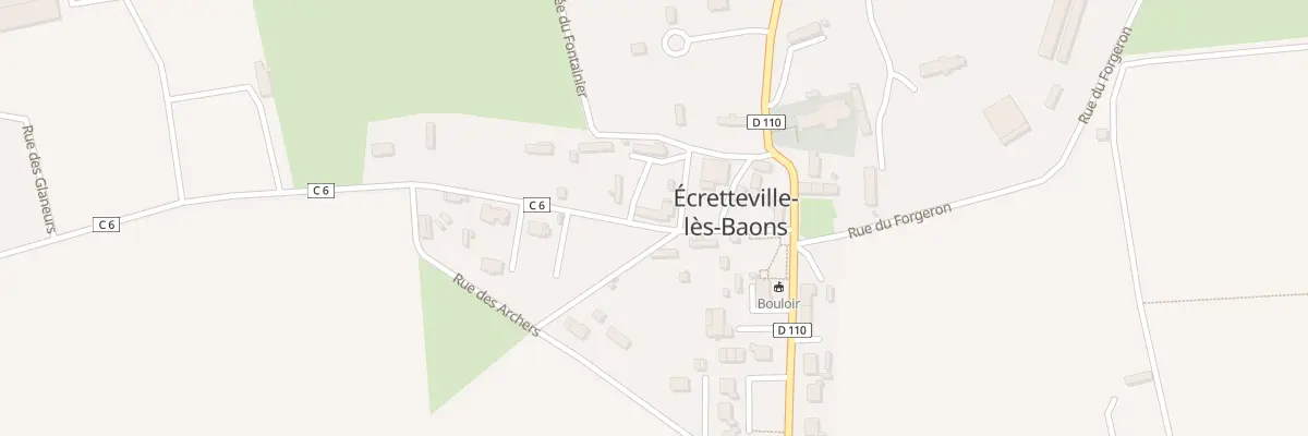 Plan du 90 Rue des Troubadours à Écretteville-lès-Baons