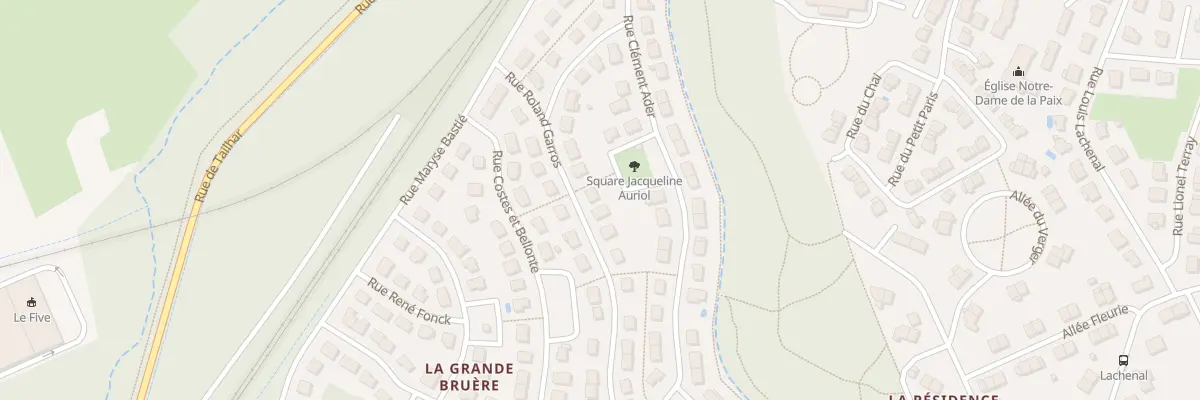 Plan du 23 Rue Roland Garros à Joué-lès-Tours