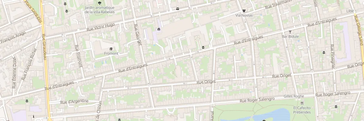 Plan du 124 Rue d’Entraigues à Tours