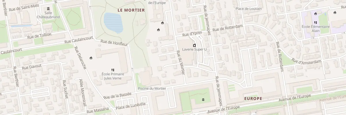 Plan du 38 Rue du Mortier à Tours
