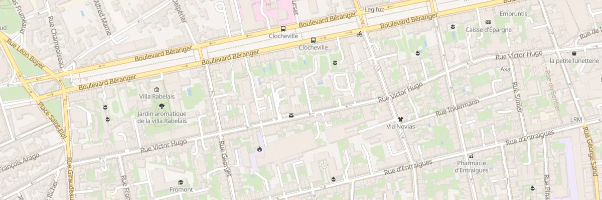 Plan du 123 Rue Victor Hugo à Tours