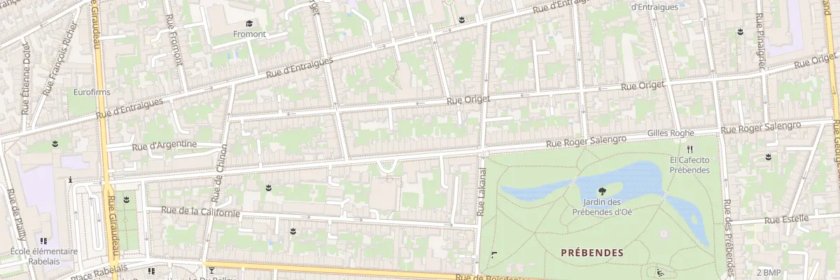 Plan du 101 Rue Roger Salengro à Tours