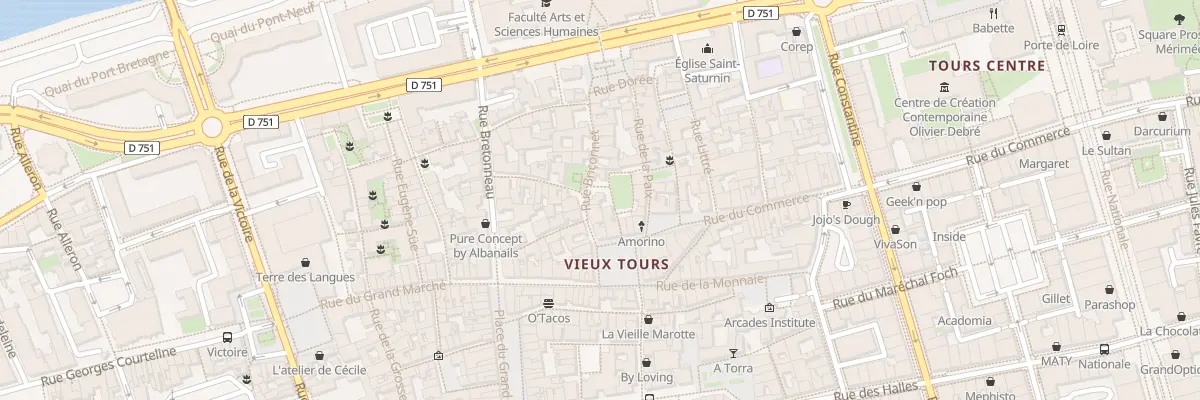 Plan du 32 Rue Briconnet à Tours