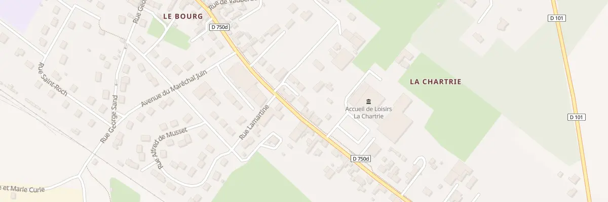 Plan du 29 Rue Francois Mitterrand à Descartes