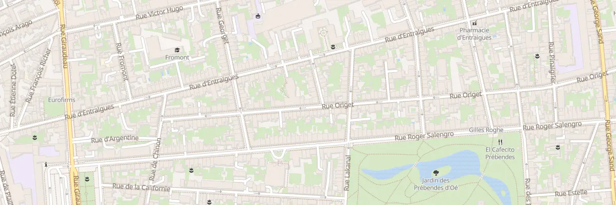 Plan du 89 Rue Origet à Tours