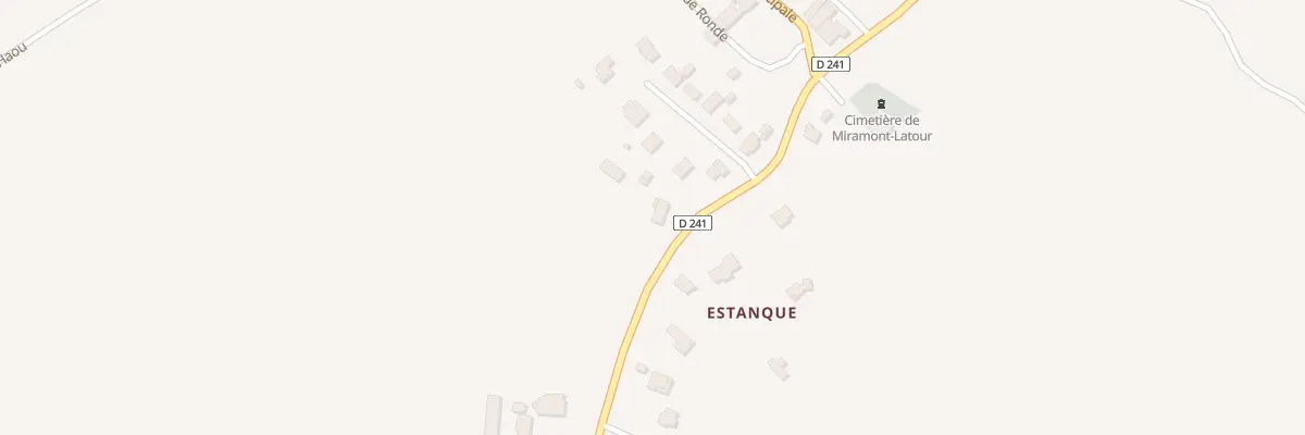 Plan du 144 Rte de Mirepoix à Miramont-Latour
